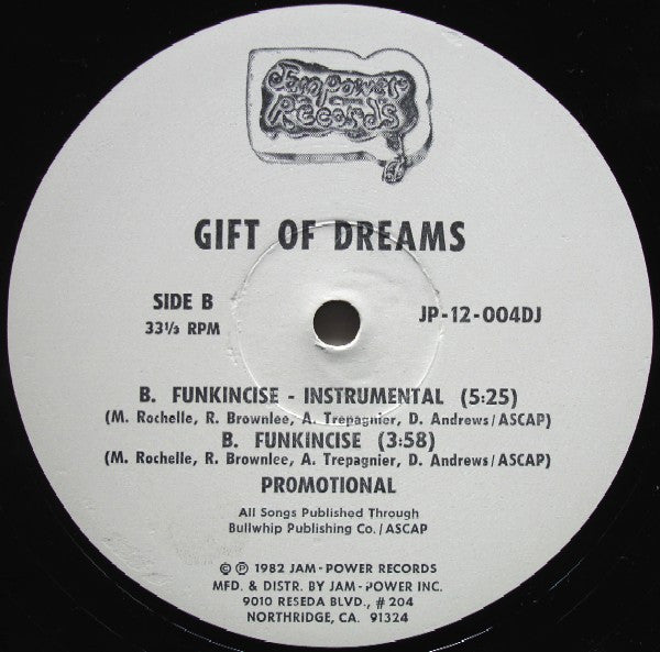 Gift Of Dreams : Funkincise (12", Promo)