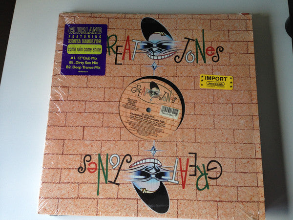 Clubland Featuring Zemya Hamilton : Come Rain Come Shine (12")
