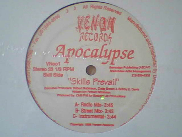 Apocalypse (10) : Skills Prevail / Sex You (12")
