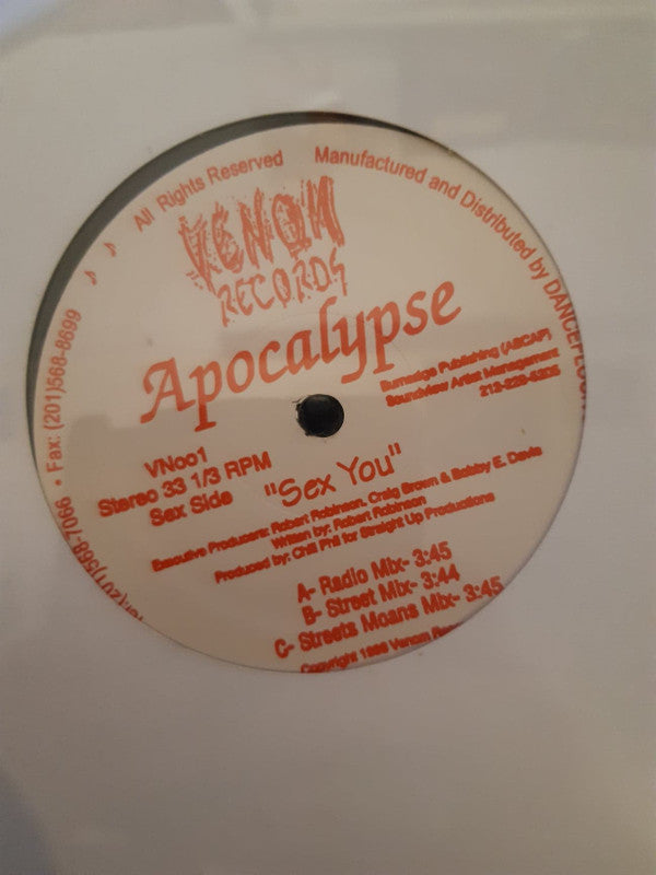 Apocalypse (10) : Skills Prevail / Sex You (12")