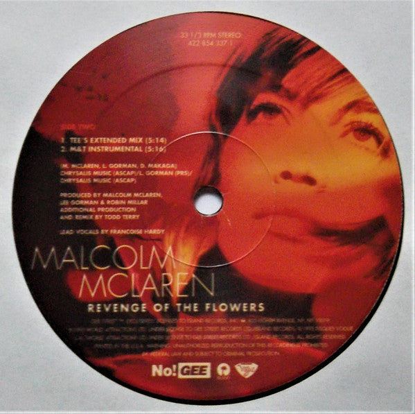 Malcolm McLaren With Françoise Hardy : Revenge Of The Flowers (12")