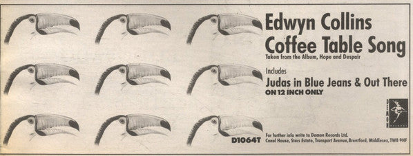 Edwyn Collins : Coffee Table Song (12", Single)