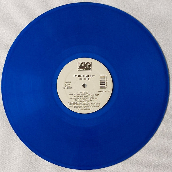 Everything But The Girl : Missing (The Bootleg Mixes!) (12", Blu)