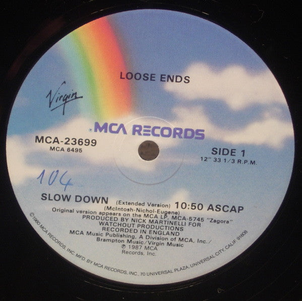Loose Ends : Slow Down (The 12 Inch Version) (12")
