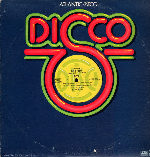 Impact (11) : Happy Man / Give A Broken Heart A Break (12", Promo)