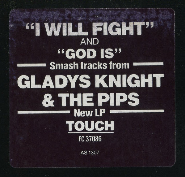 Gladys Knight And The Pips : I Will Fight (12", Promo)