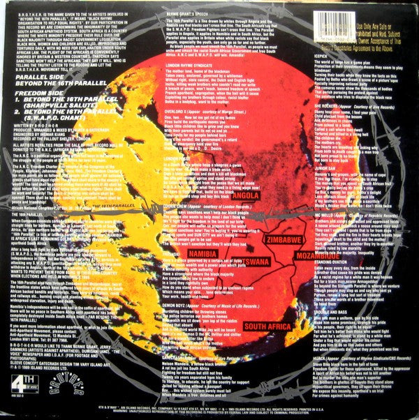 B.R.O.T.H.E.R. : Beyond The 16th Parallel (12")