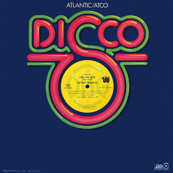 Detroit Emeralds : Feel The Need (12", Promo)