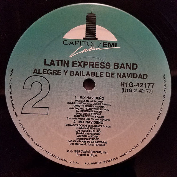 Latin Express Band : Alegre Y Bailable De Navidad (LP, Comp)