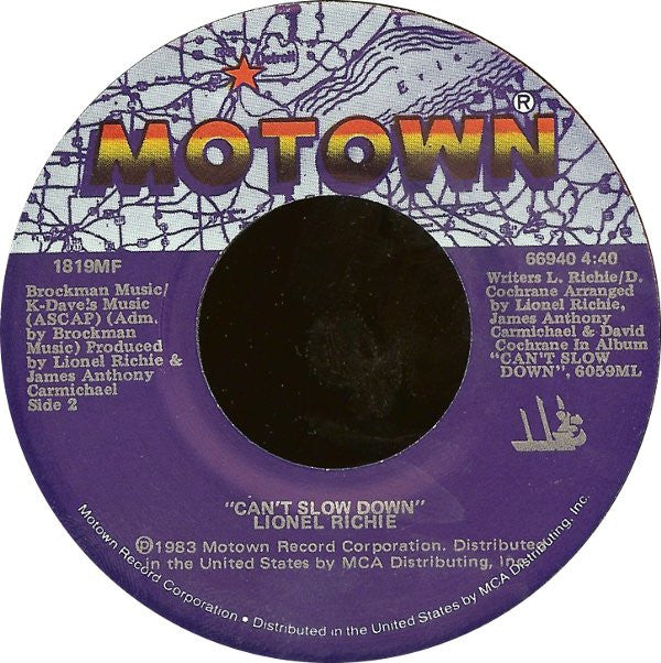 Lionel Richie : Say You, Say Me (7", Single)