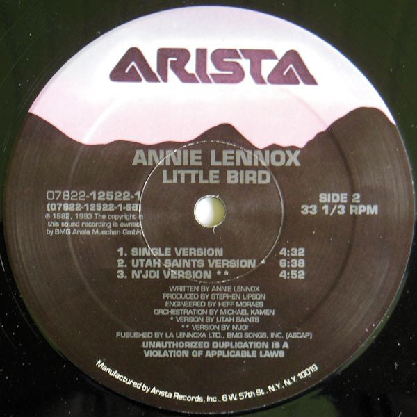 Annie Lennox : Little Bird (12")