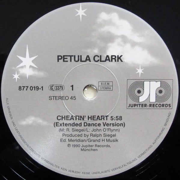 Petula Clark : Cheatin' Heart (12")