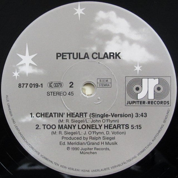 Petula Clark : Cheatin' Heart (12")