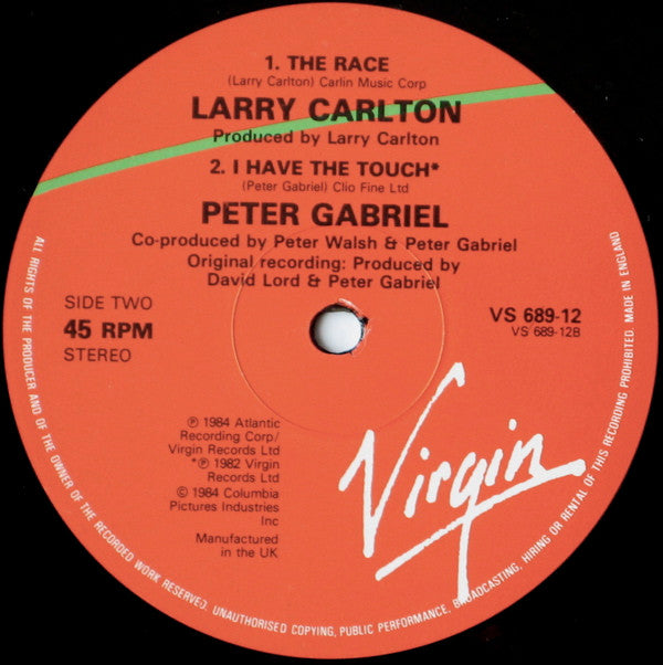 Peter Gabriel : Walk Through The Fire (12", Maxi)