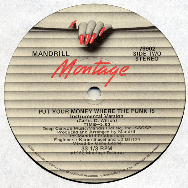 Mandrill : Put Your Money Where The Funk Is (12")
