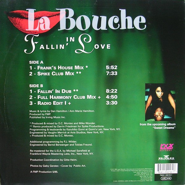La Bouche : Fallin' In Love (12")