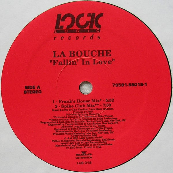 La Bouche : Fallin' In Love (12")