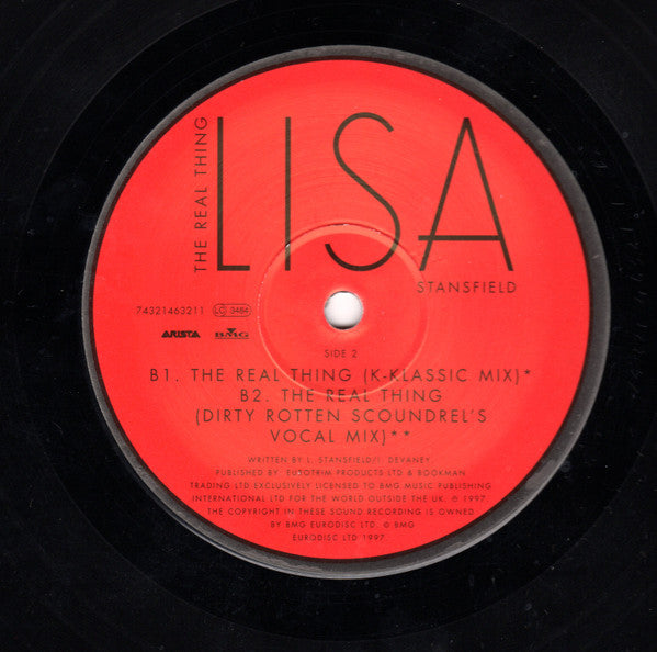 Lisa Stansfield : The Real Thing (12", Maxi)