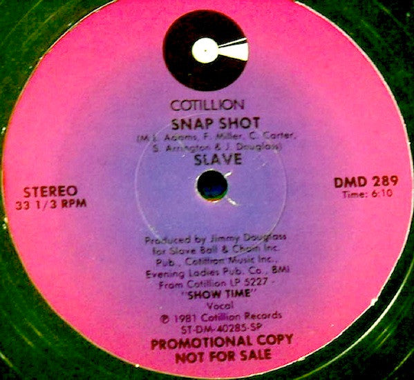 Slave : Snap Shot (12", Promo)