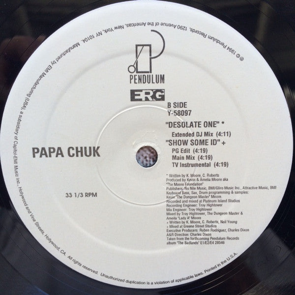 Papa Chuk : Desolate One (12")