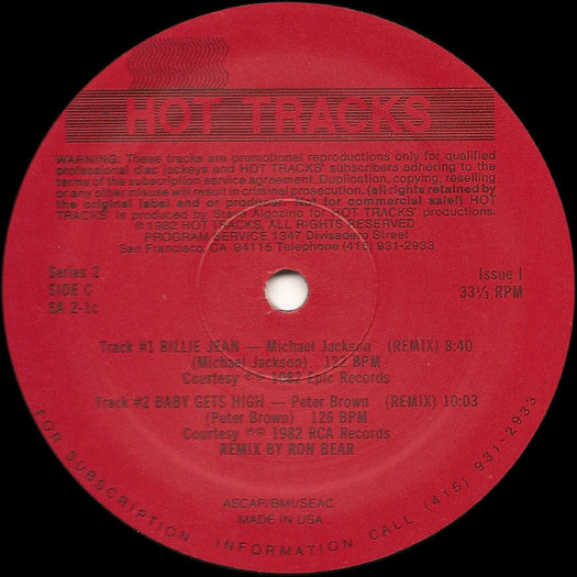 Various : Hot Tracks - Series 2, Issue 1 (2x12", Promo)