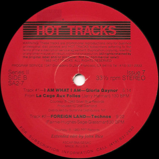 Various : Hot Tracks - Series 2, Issue 7 (2x12", Promo)