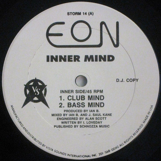Eon : Inner Mind (12", Promo, D.J)