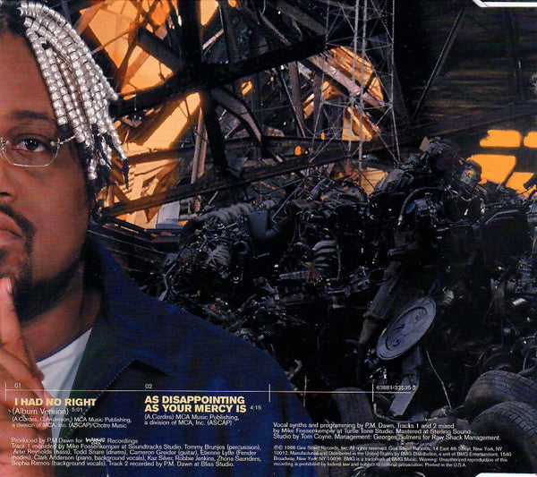 P.M. Dawn : I Had No Right (CD, Single)