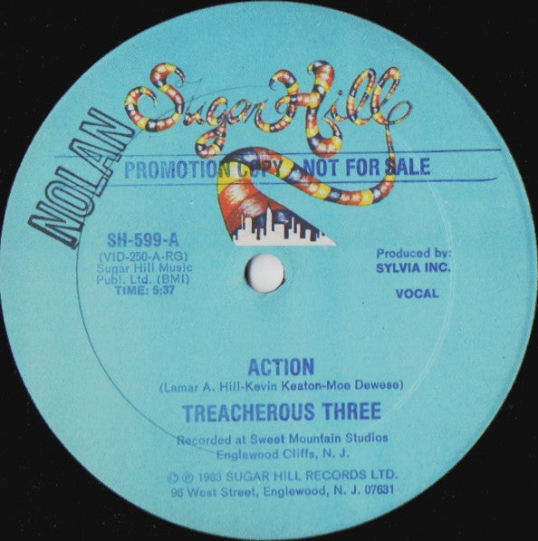 Treacherous Three : Action (12", Promo)