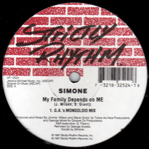 Simone : My Family Depends On Me (12")