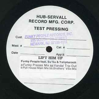 Funky People : Lift Him Up (12", Promo, W/Lbl, Sti)