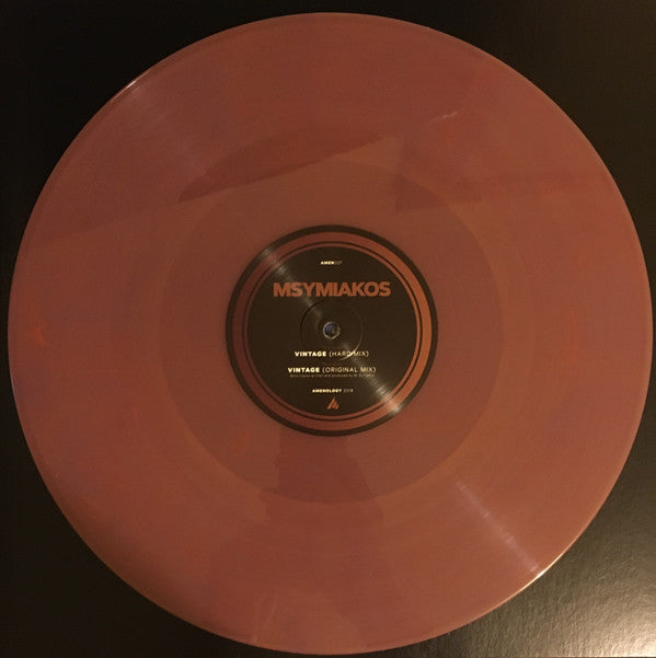 Msymiakos : Vintage (Original Mix) / Vintage (Hard Mix) (12", Ltd, Ora)