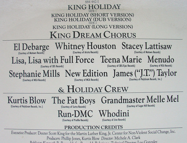 King Dream Chorus & Holiday Crew : King Holiday (12")