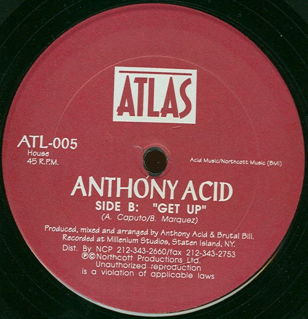 Anthony Acid : Gimme Da Music (12")