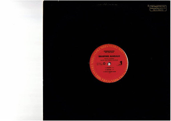 Branford Marsalis : Royal Garden Blues Jazz Radio Sampler (LP, Promo, Smplr)