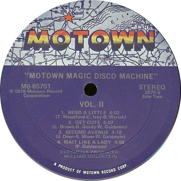 Motown Magic Disco Machine* : Motown Magic Disco Machine Vol. II (LP, Album, Mon)