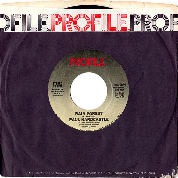 Paul Hardcastle : Rain Forest (7", Single, Styrene)