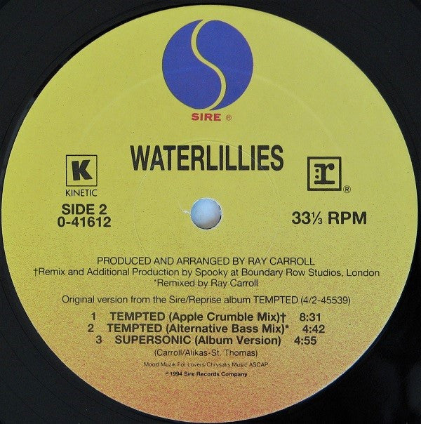 Waterlillies : Tempted (12", Maxi)