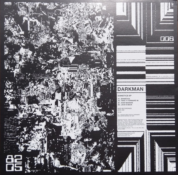 Darkman (4) : Dianetics EP (12", EP, Ltd)