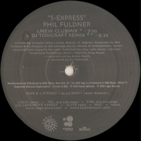 Phil Fuldner : S-Express (12")