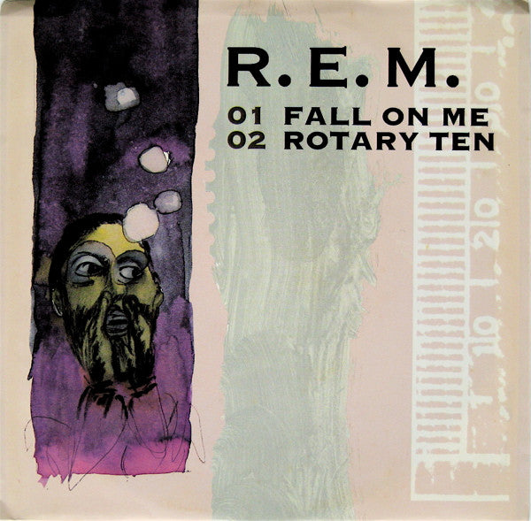 R.E.M. : Fall On Me (7", Single, Pin)