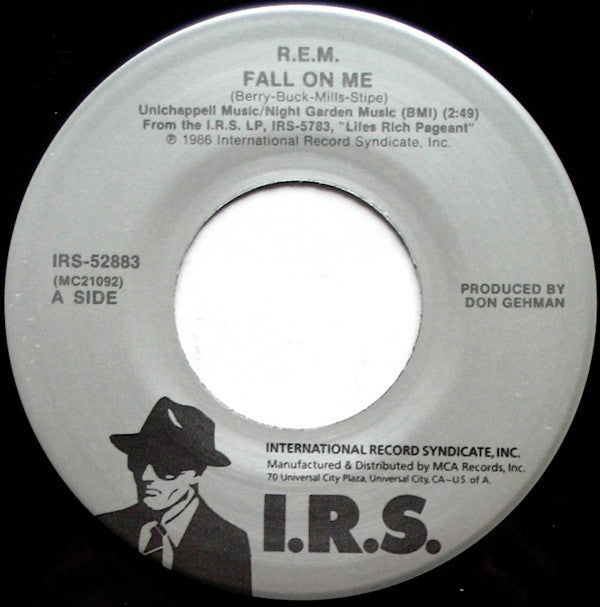 R.E.M. : Fall On Me (7", Single, Pin)