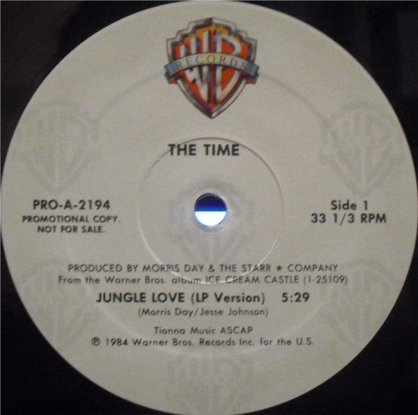 The Time : Jungle Love (12", Promo)