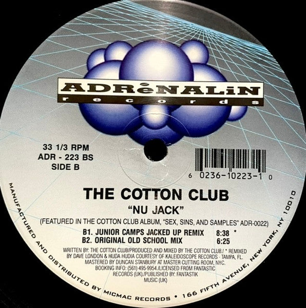The Cotton Club* : Nu Jack (12")