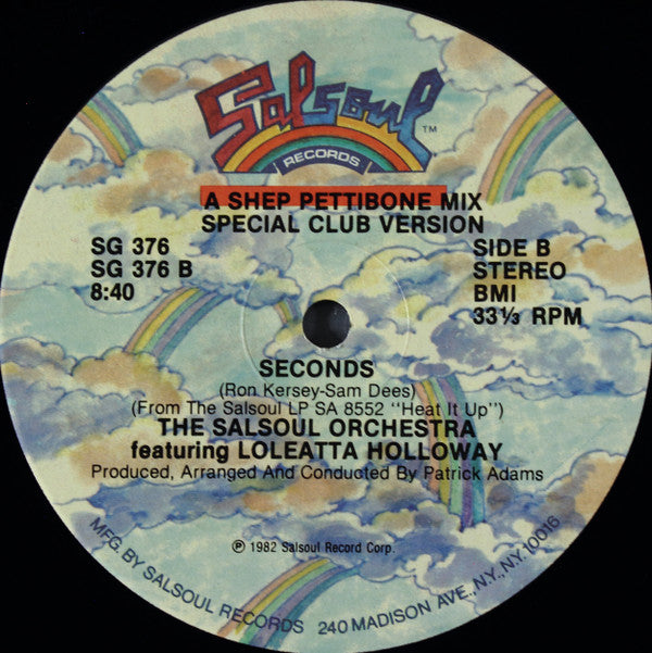 The Salsoul Orchestra Featuring Loleatta Holloway : Seconds (12", Single)