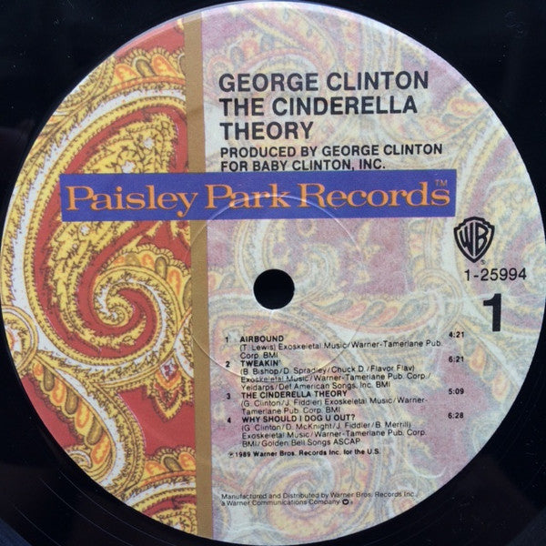 George Clinton : The Cinderella Theory (LP, Album)