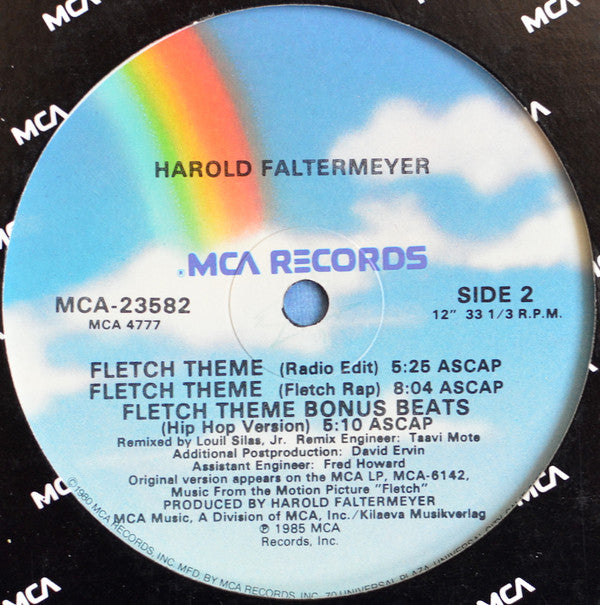 Harold Faltermeyer : Fletch Theme (12", Glo)