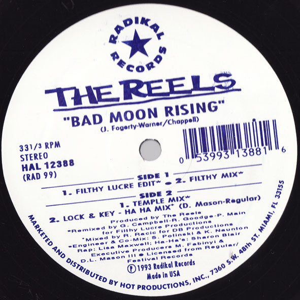 The Reels : Bad Moon Rising (12")