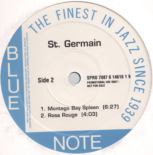 St Germain : Rose Rouge (12", Promo)