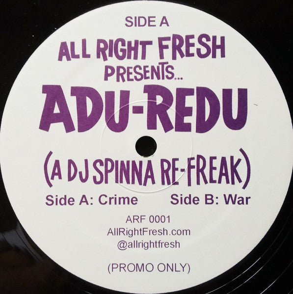 DJ Spinna : Adu-Redu (12", Ltd)